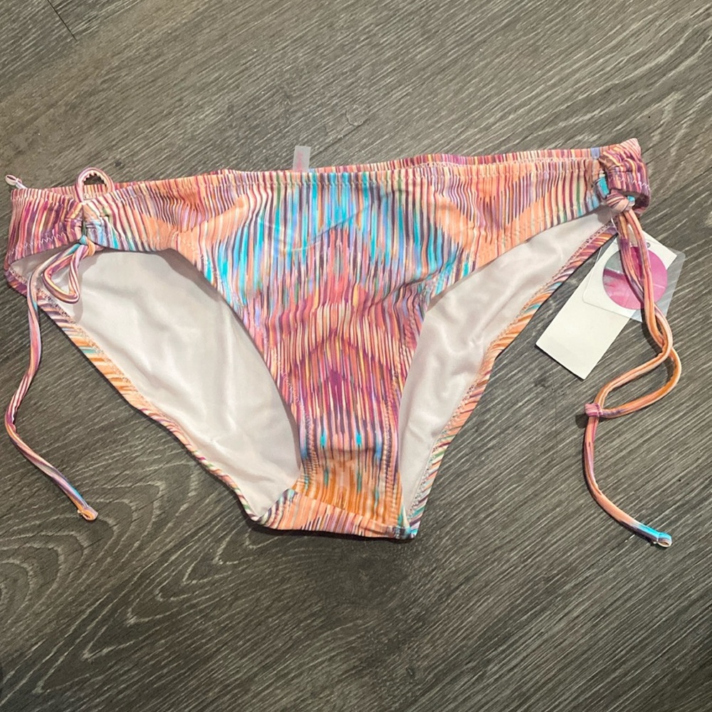 Raisins Adjustable Side Tie Swimsuit Bottoms Bikini Separates XL new 4/25